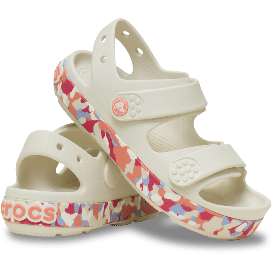 Kids’ Crocband? Cruiser Glow Confetti Band Sandal. - Image 2