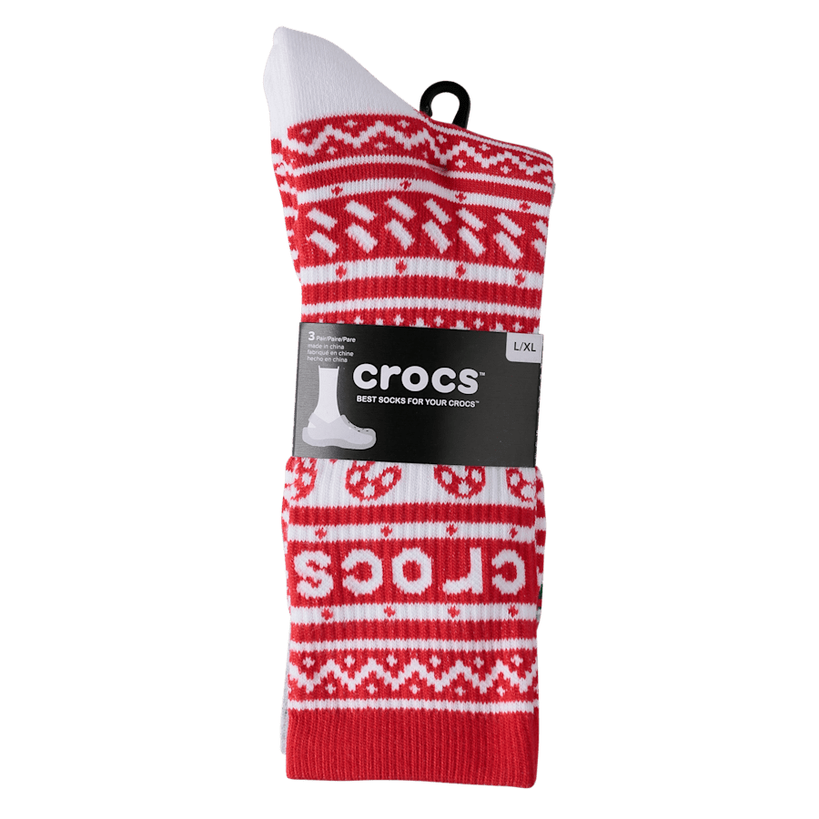 CrocsSocks Candy Cane 3-Pack - Image 12