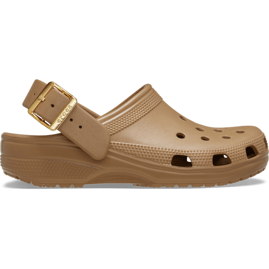 Classic Metallic Buckle Clog - Image 9