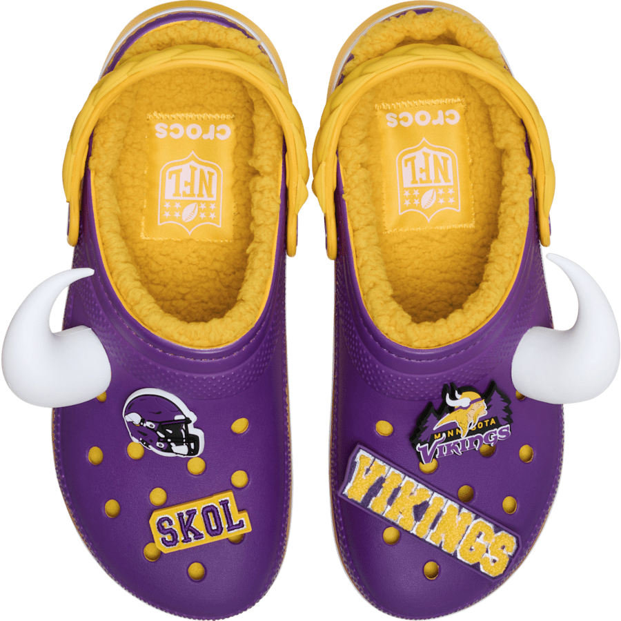 NFL Minnesota Vikings Classic Lined Clog