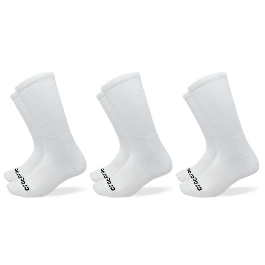 Crocs Socks Crew Texture Logo 3-Pack