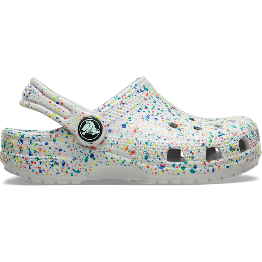 Kids' Classic Glow Paint Splatter Clog