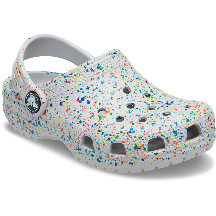 Kids' Classic Glow Paint Splatter Clog - Image 5
