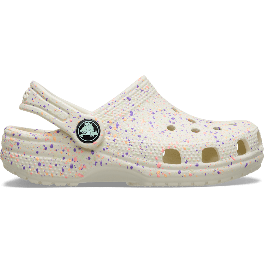 Kids' Classic Glow Paint Splatter Clog - Image 8