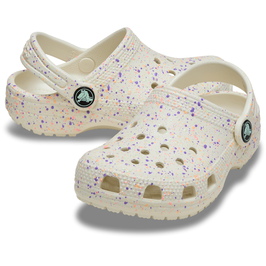 Kids' Classic Glow Paint Splatter Clog - Image 9