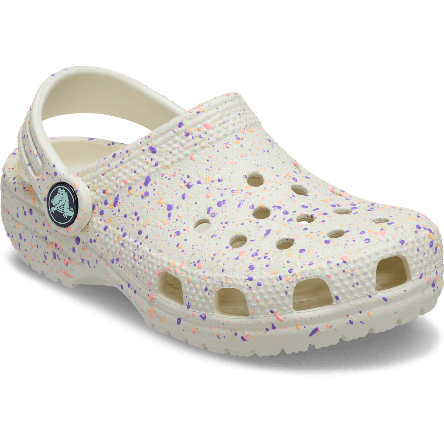 Kids' Classic Glow Paint Splatter Clog - Image 12