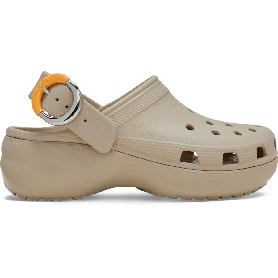 Classic Platform Dipped Buckle Clog