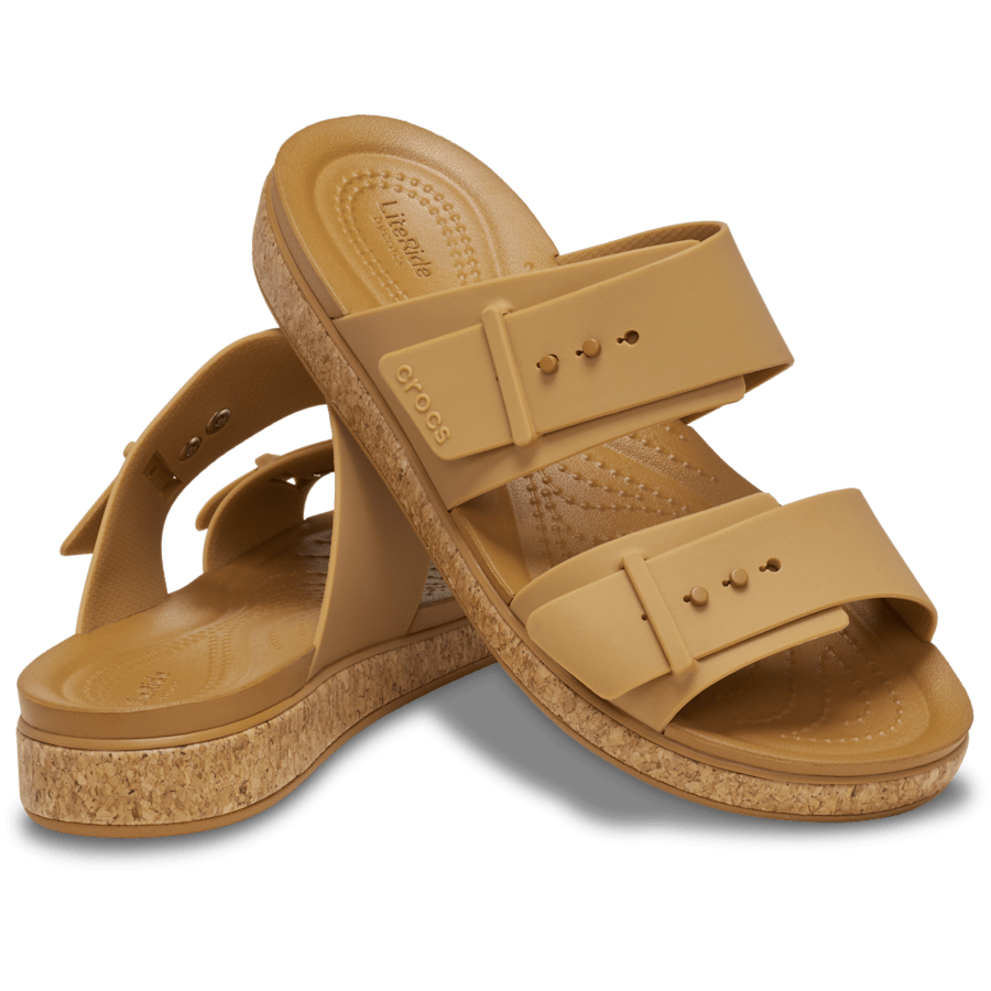 Brooklyn Buckle Low Low Cork Sandal - Image 8