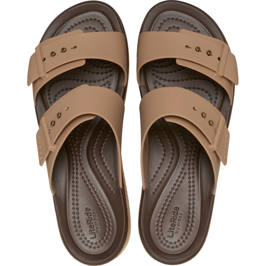 Brooklyn Buckle Low Wedge Cork Sandal - Image 9