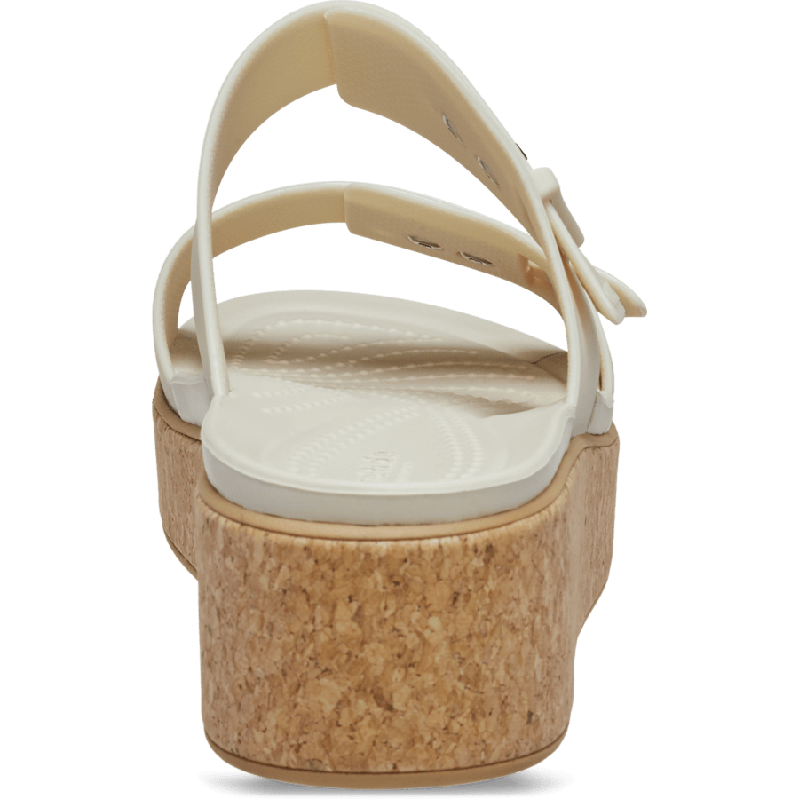 Brooklyn Buckle Low Wedge Cork Sandal - Image 18