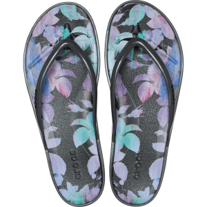 Miami Round Toe Dark Floral Flip