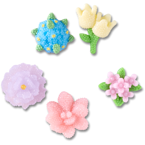 Beaded Flowers 5 Pack