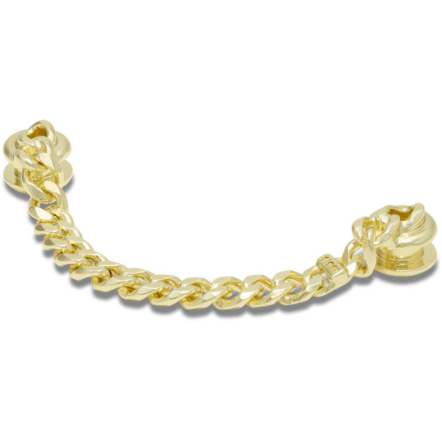 Gold Flat Curb Chain - Image 2