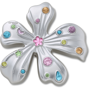 Silver Meta Gem Flower