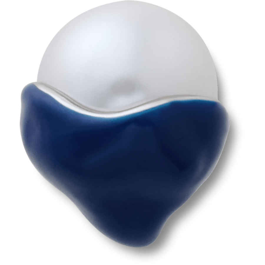 Blue Dipped Enamel SMT Pearl