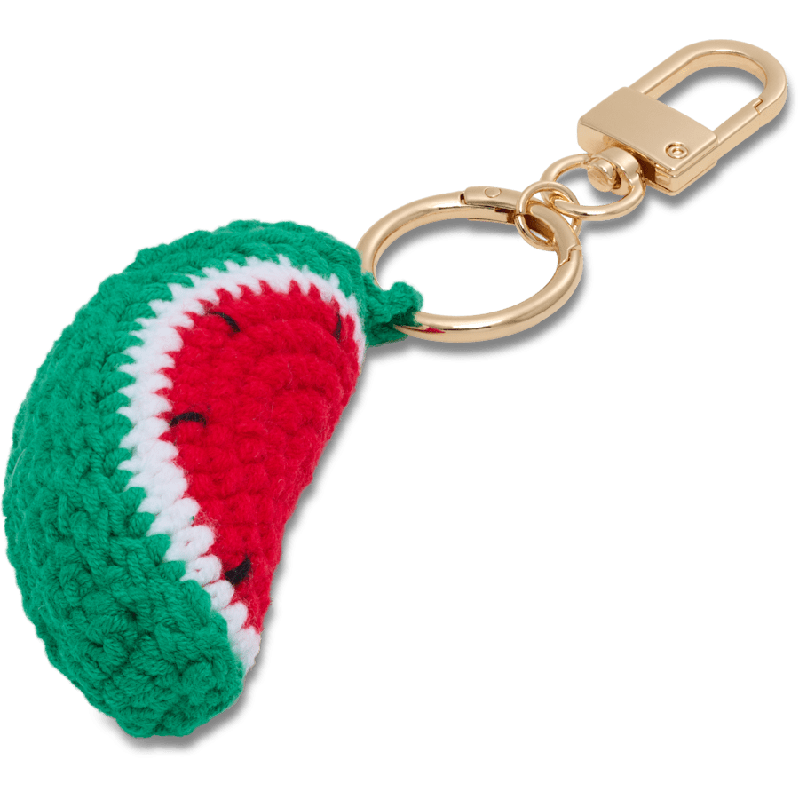 Crochet Watermelon Bag Charm