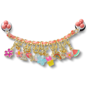 Pink Adjustable Charm Chain