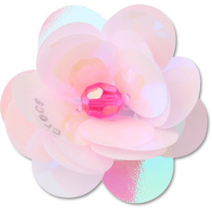Sequin Pink Flower